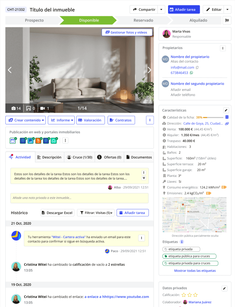Witei CRM Inmobiliario